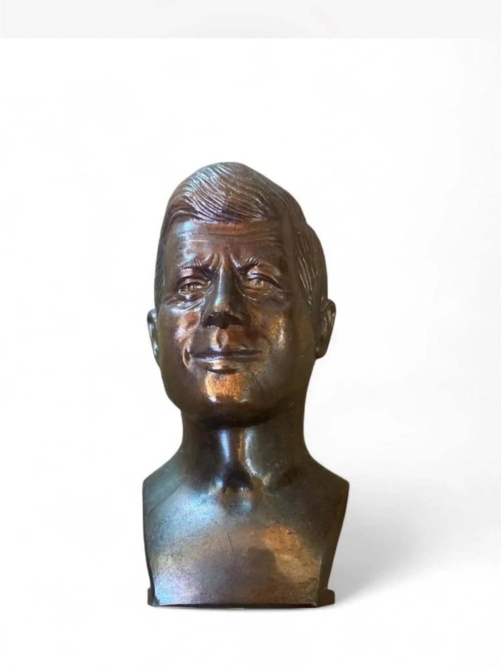 Bronze-Tone John F Kennedy Bust Sculpture - Home Accents